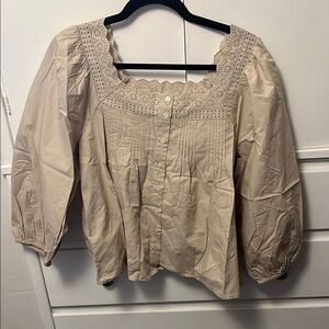 Women's Eyelet Blouse